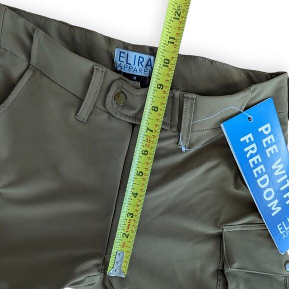 Elira Pants Women's M Adams Cargo Hiking Outdoor PEE With Freedom NWT Olive - Picture 7 of 10